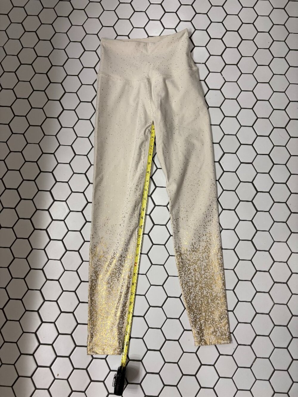 Beyond Yoga Sportflex Alloy Ombre High Waisted Midi White Gold S